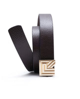 Men's Vero Brown Non Reversible Leather Belt