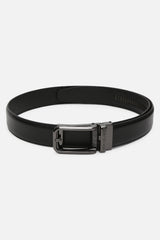 Men's Black Formal Leather Belt