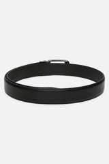 Men's Black Formal Leather Belt
