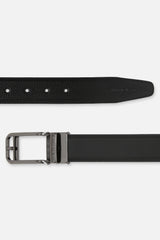 Men's Black Formal Leather Belt