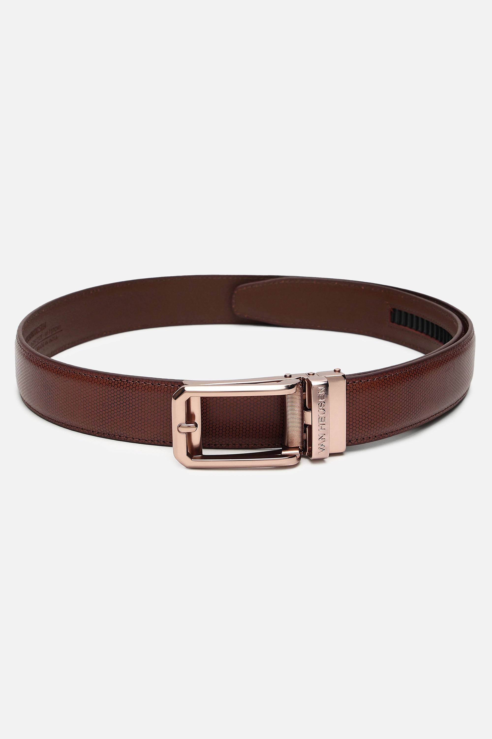 Men's Brown Formal Leather Belt
