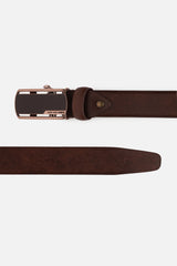 Men's Brown Formal Leather Belt