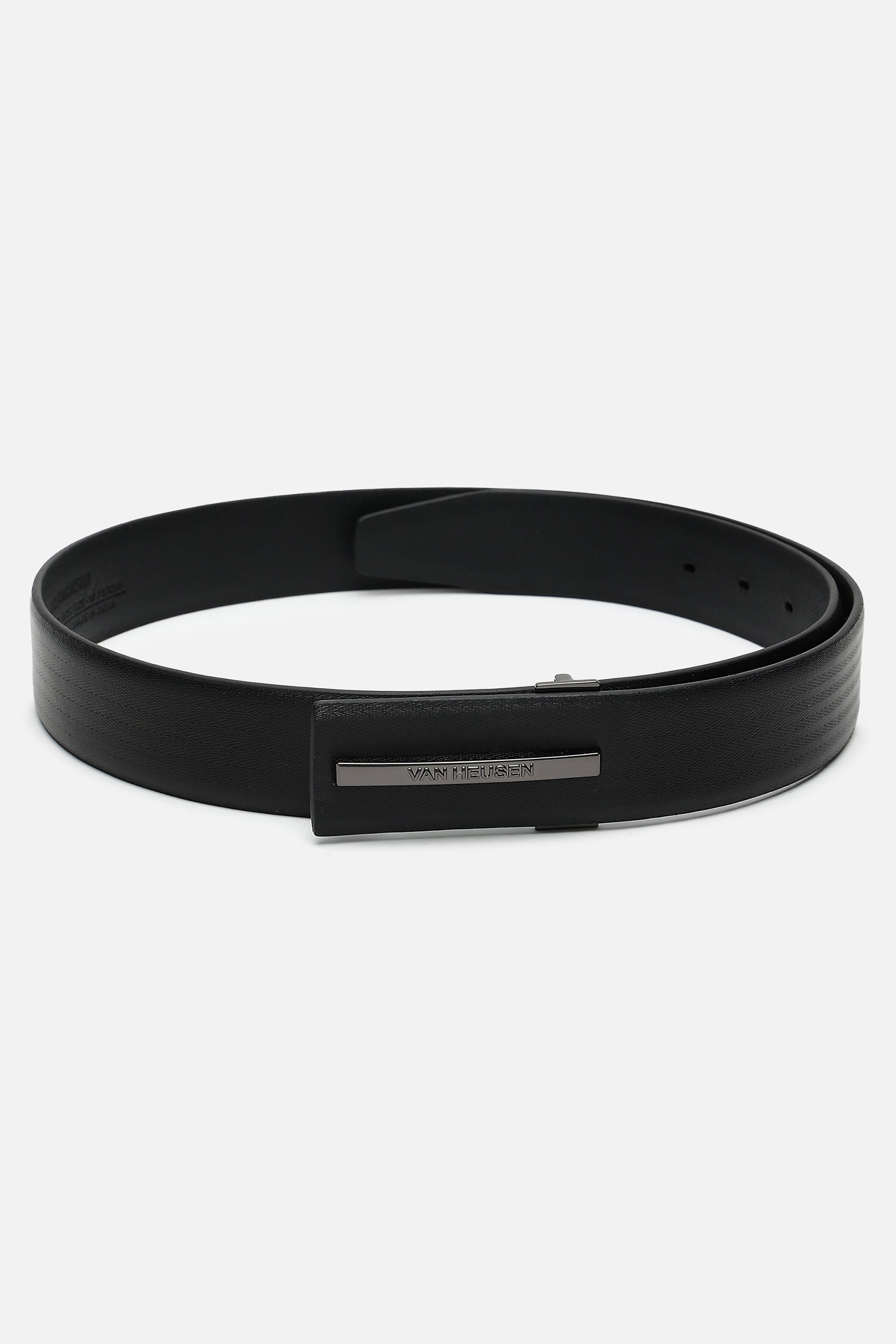 Men's Black Formal Leather Belt