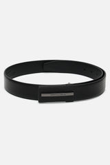 Men's Black Formal Leather Belt