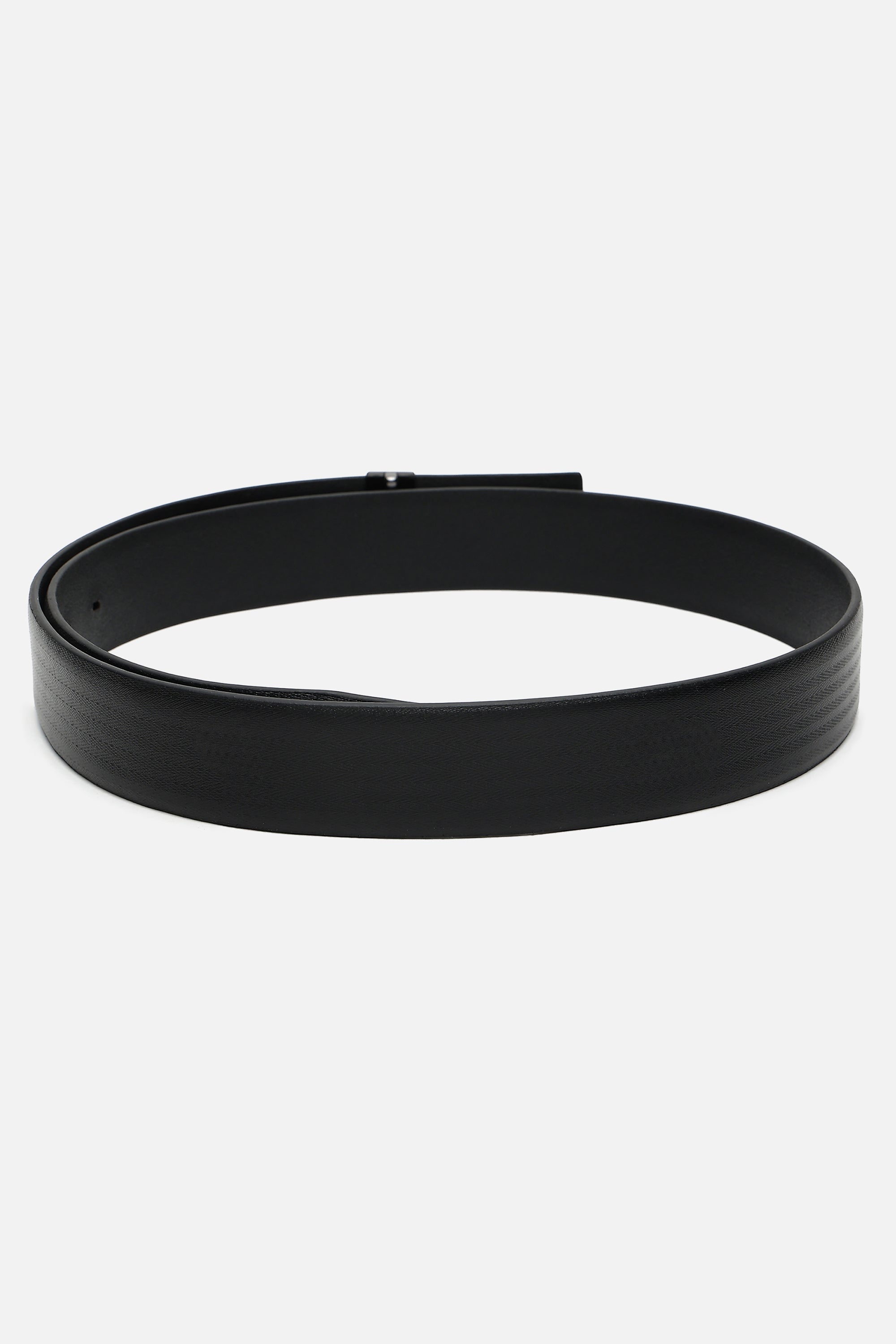 Men's Black Formal Leather Belt