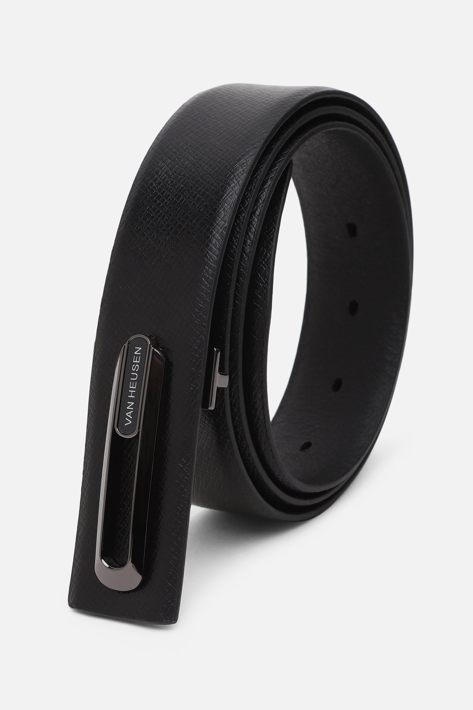 Men's Black Formal Leather Belt