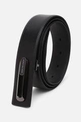 Men's Black Formal Leather Belt