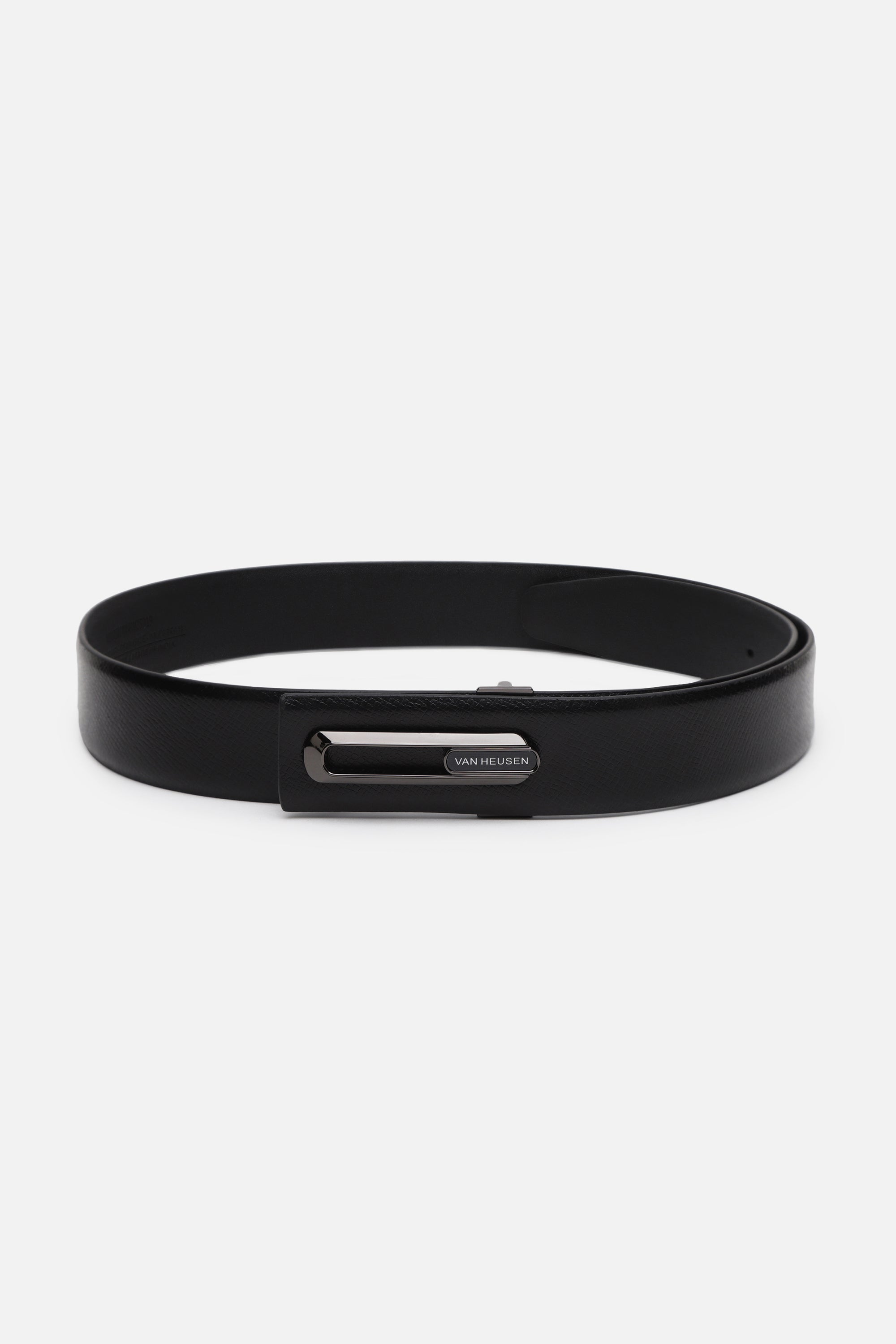 Men's Black Formal Leather Belt