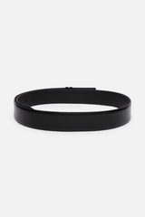 Men's Black Formal Leather Belt