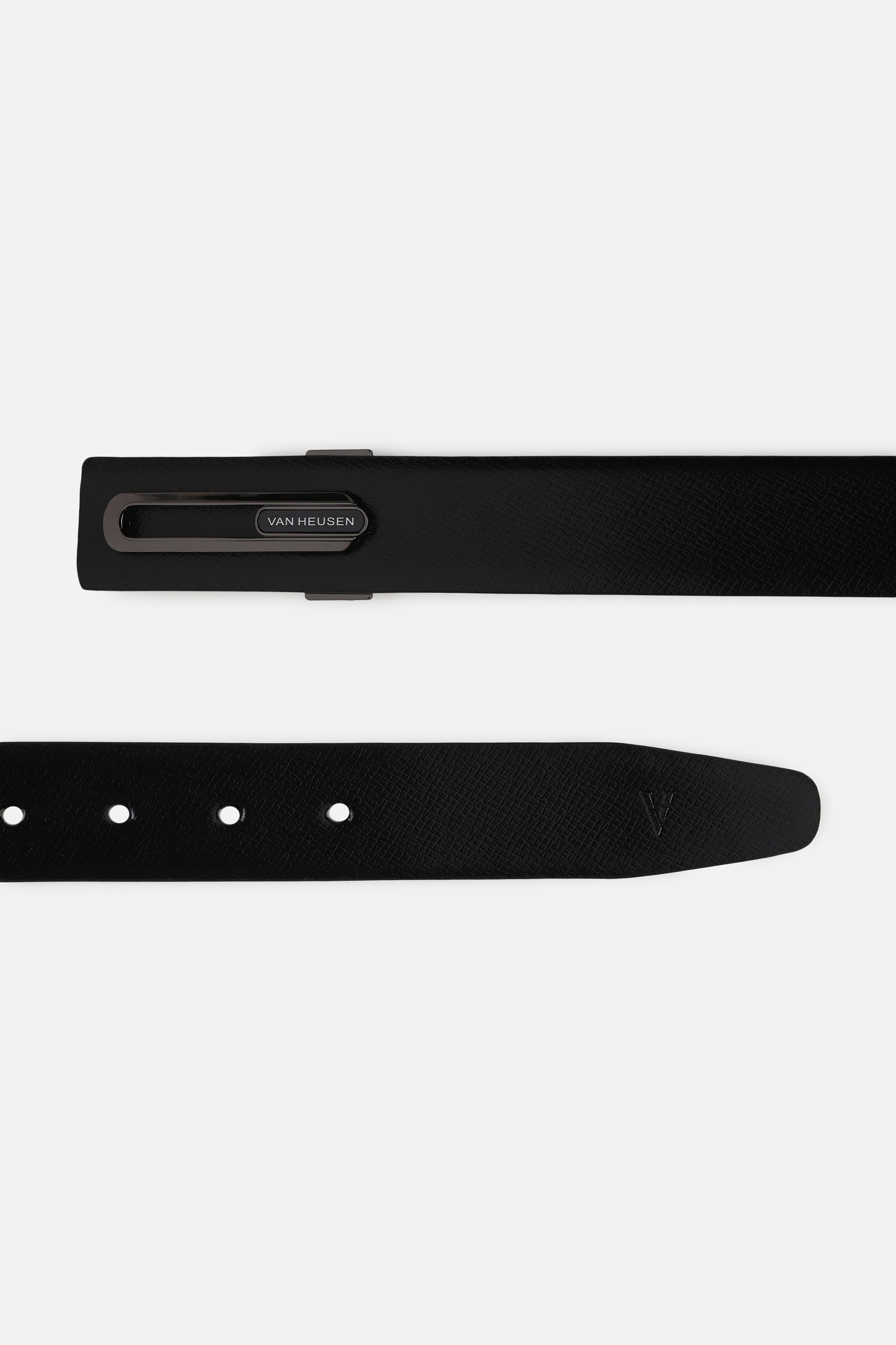 Men's Black Formal Leather Belt