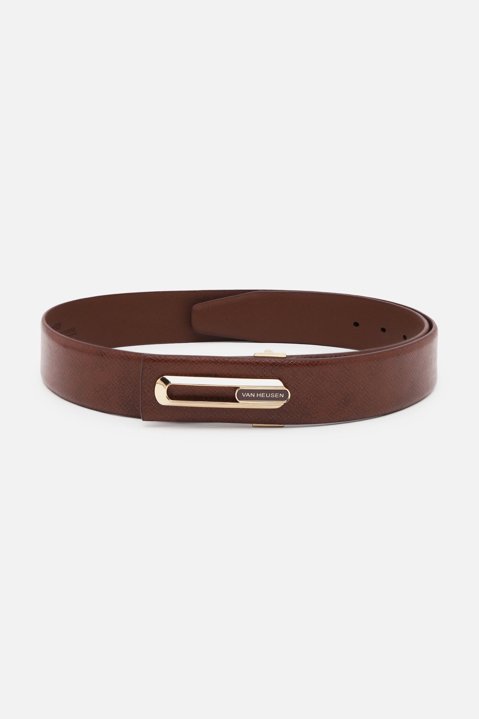 Men's Brown Formal Leather Belt