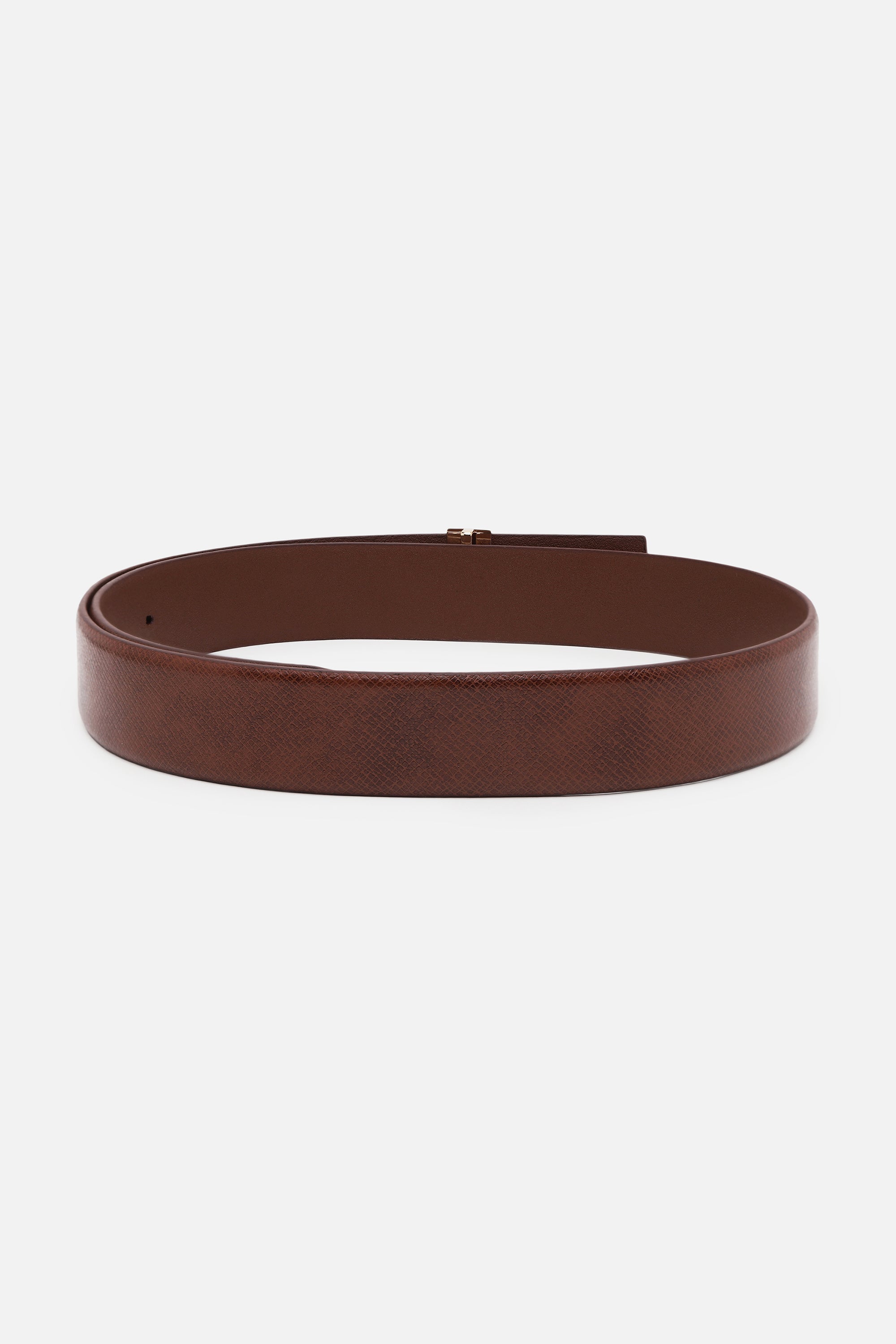 Men's Brown Formal Leather Belt