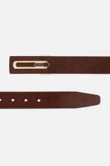 Men's Brown Formal Leather Belt