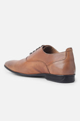 Men's Brown Formal Solid Oxford Shoes