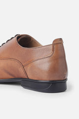 Men's Brown Formal Solid Oxford Shoes