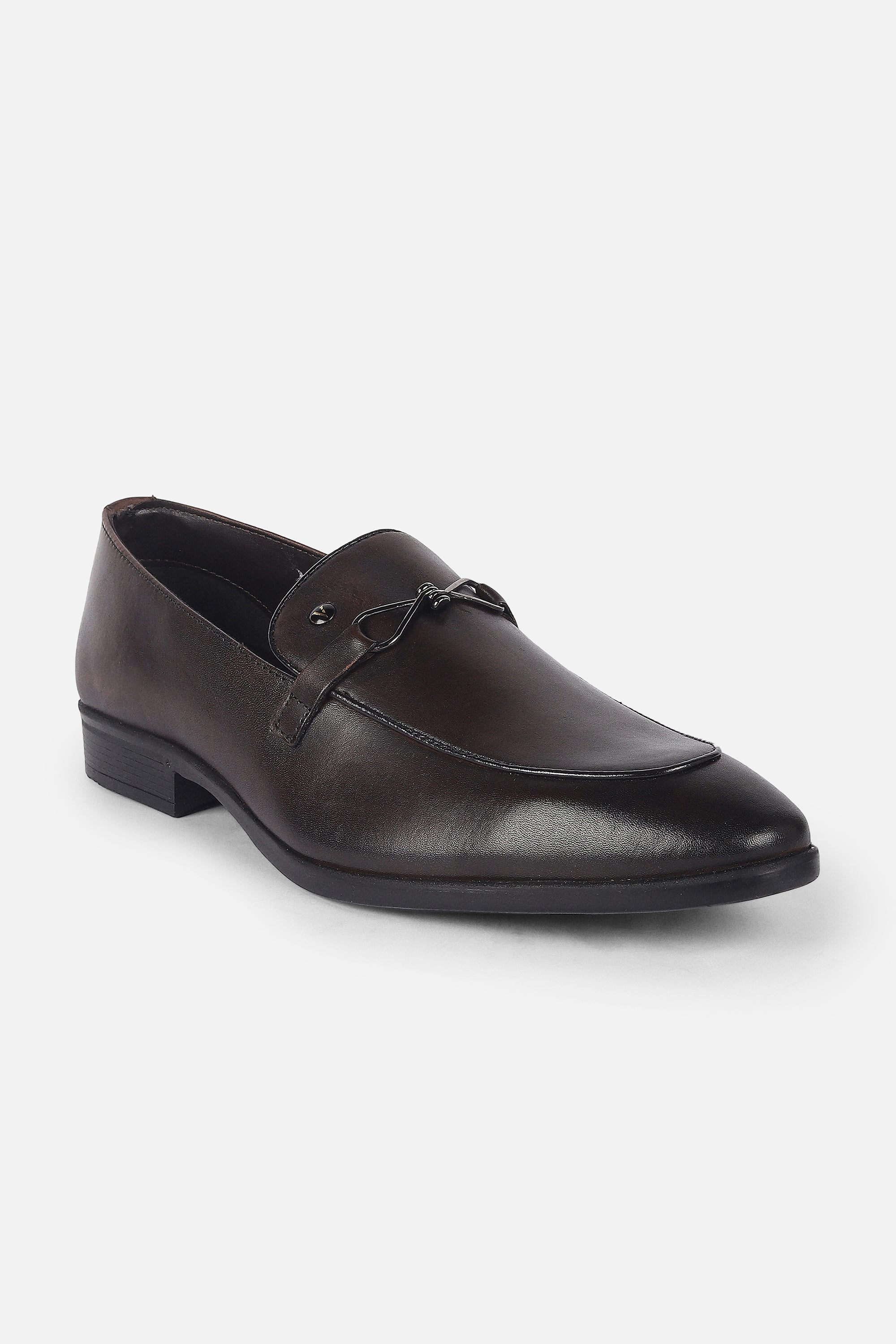 Men's Brown Formal Solid Loafers