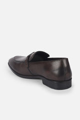 Men's Brown Formal Solid Loafers