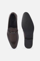 Men's Brown Formal Solid Loafers