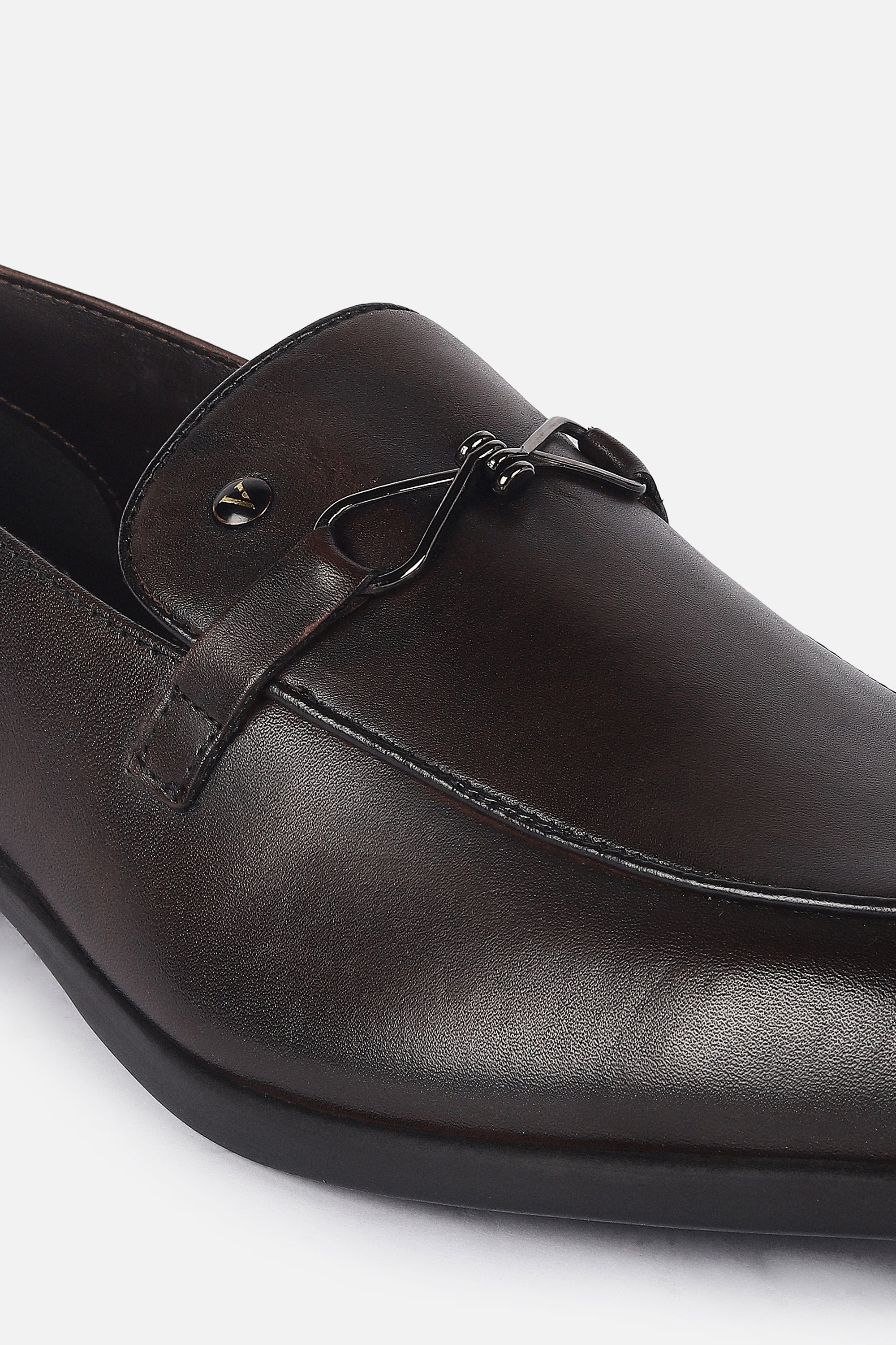 Men's Brown Formal Solid Loafers