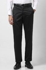 Men's Charcoal Regular Fit Trouser