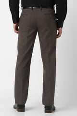 Men's Brown Slim Fit Trouser