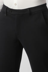 Men's Black Skinny Fit Trouser
