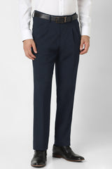 Men's Navy Regular Fit Trouser