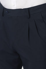 Men's Navy Regular Fit Trouser