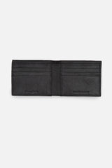 Men's Brown Textured Bi-Fold Leather Wallet