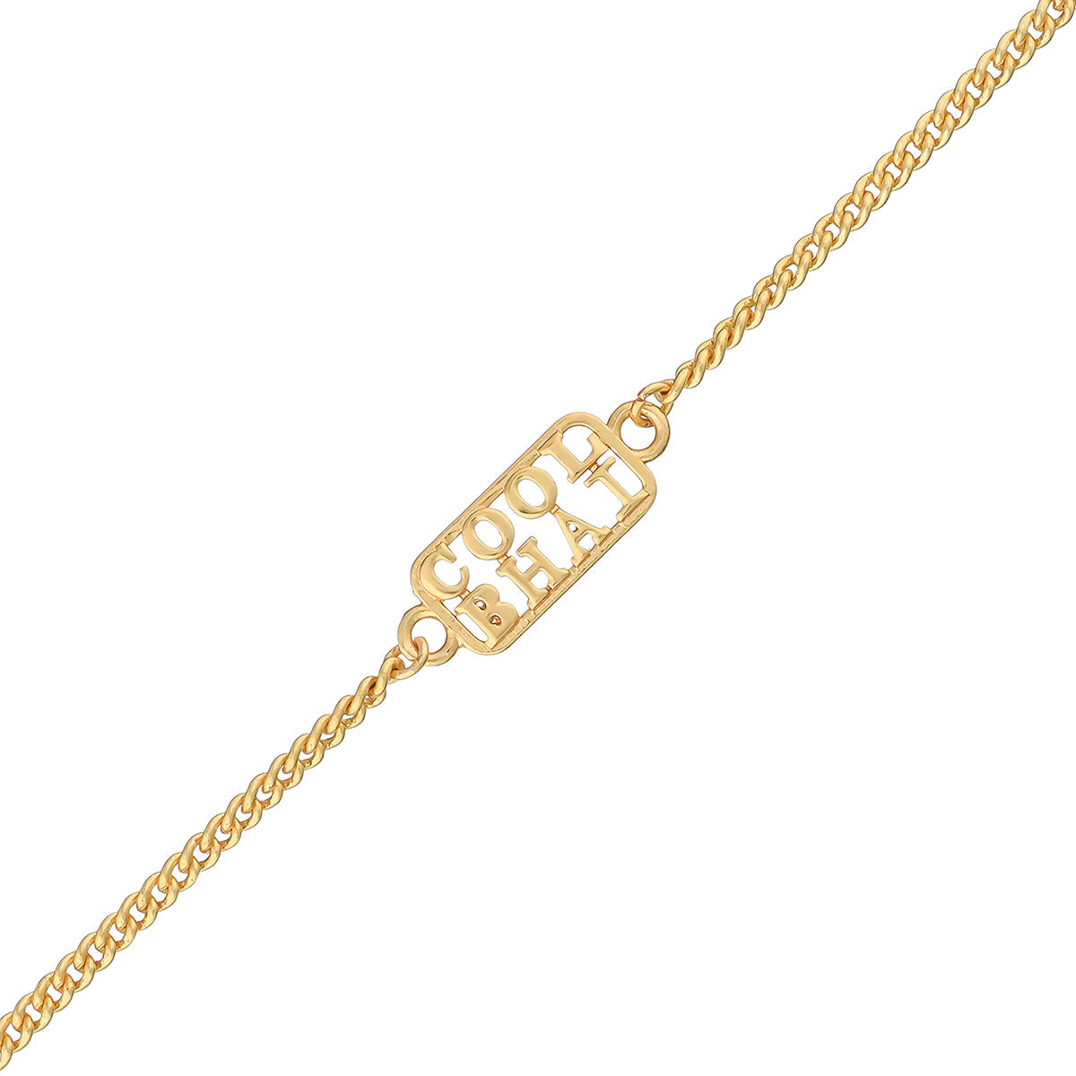 Gold Brass Festive Rakhi