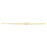 Gold Brass Festive Rakhi