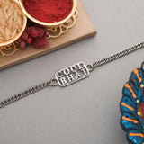 Silver Brass Festive Rakhi