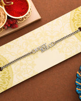Silver Brass Festive Rakhi
