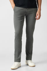 Men's Charcoal Slim Fit Trouser