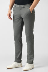 Men's Charcoal Slim Fit Trouser