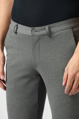Men's Charcoal Slim Fit Trouser