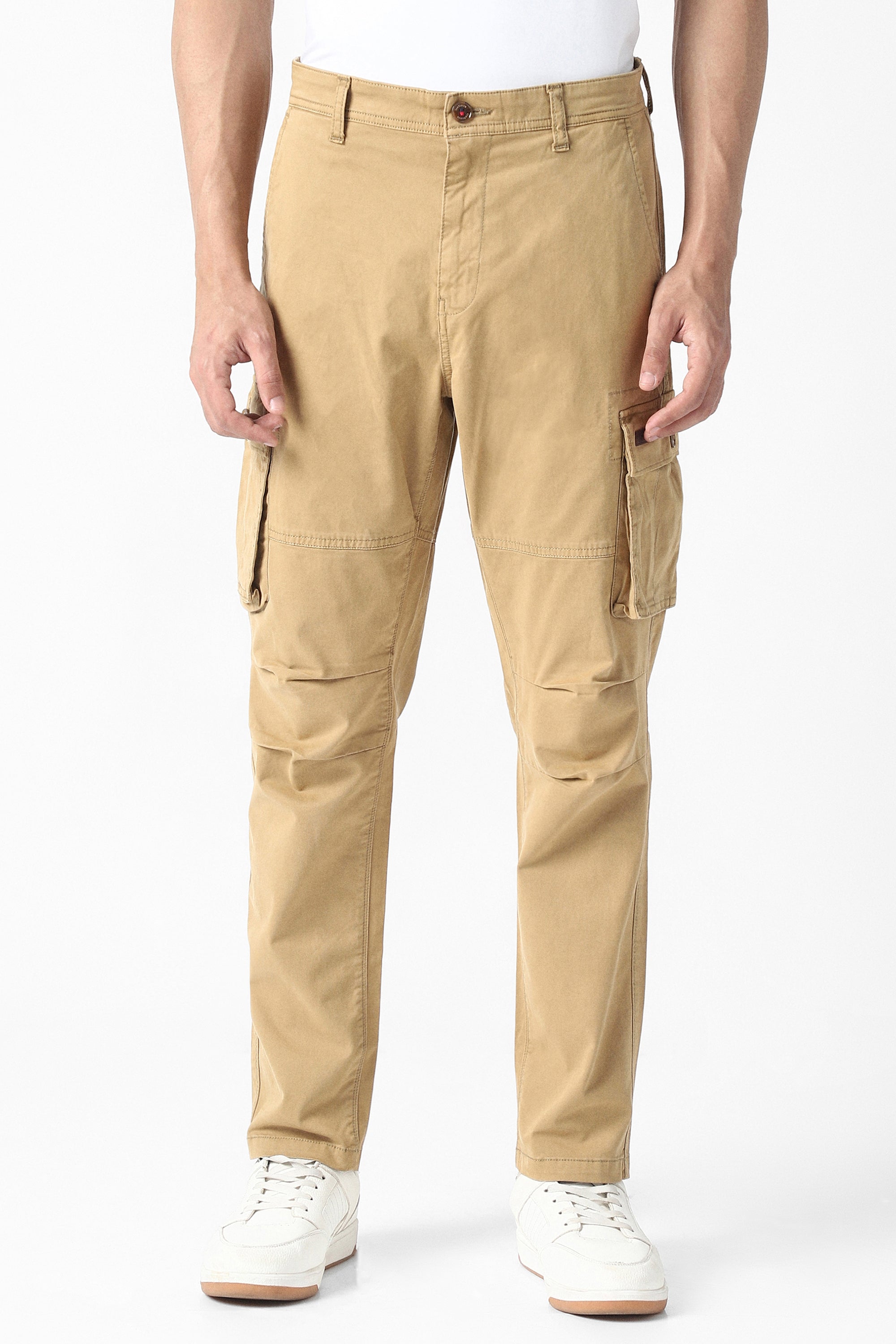 Men's Brown Regular Fit Trouser