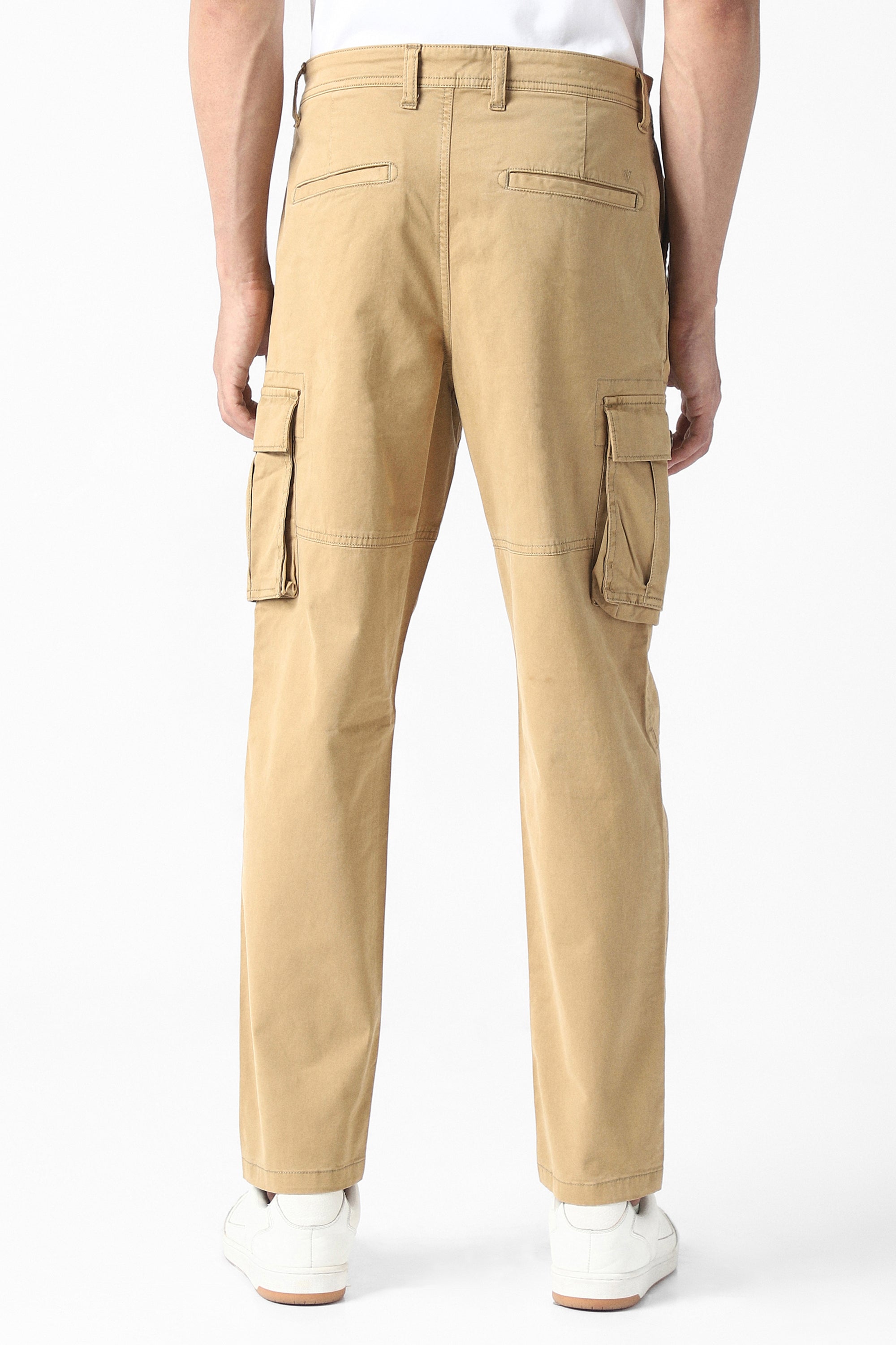 Men's Brown Regular Fit Trouser