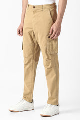 Men's Brown Regular Fit Trouser