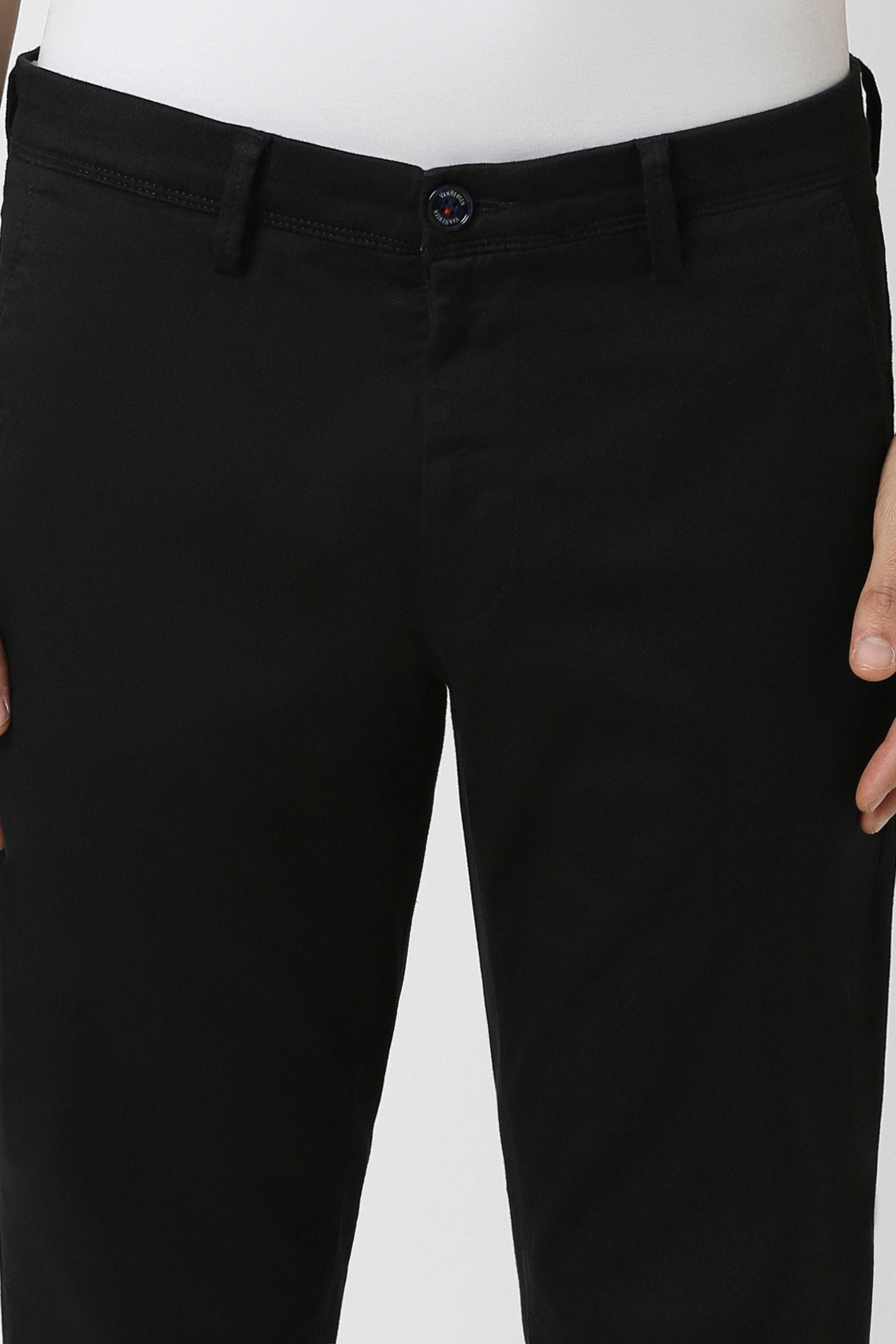 Men's Black Slim Fit Trouser