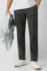 Men's Grey Slim Fit Trouser