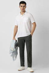 Men's Grey Slim Fit Trouser