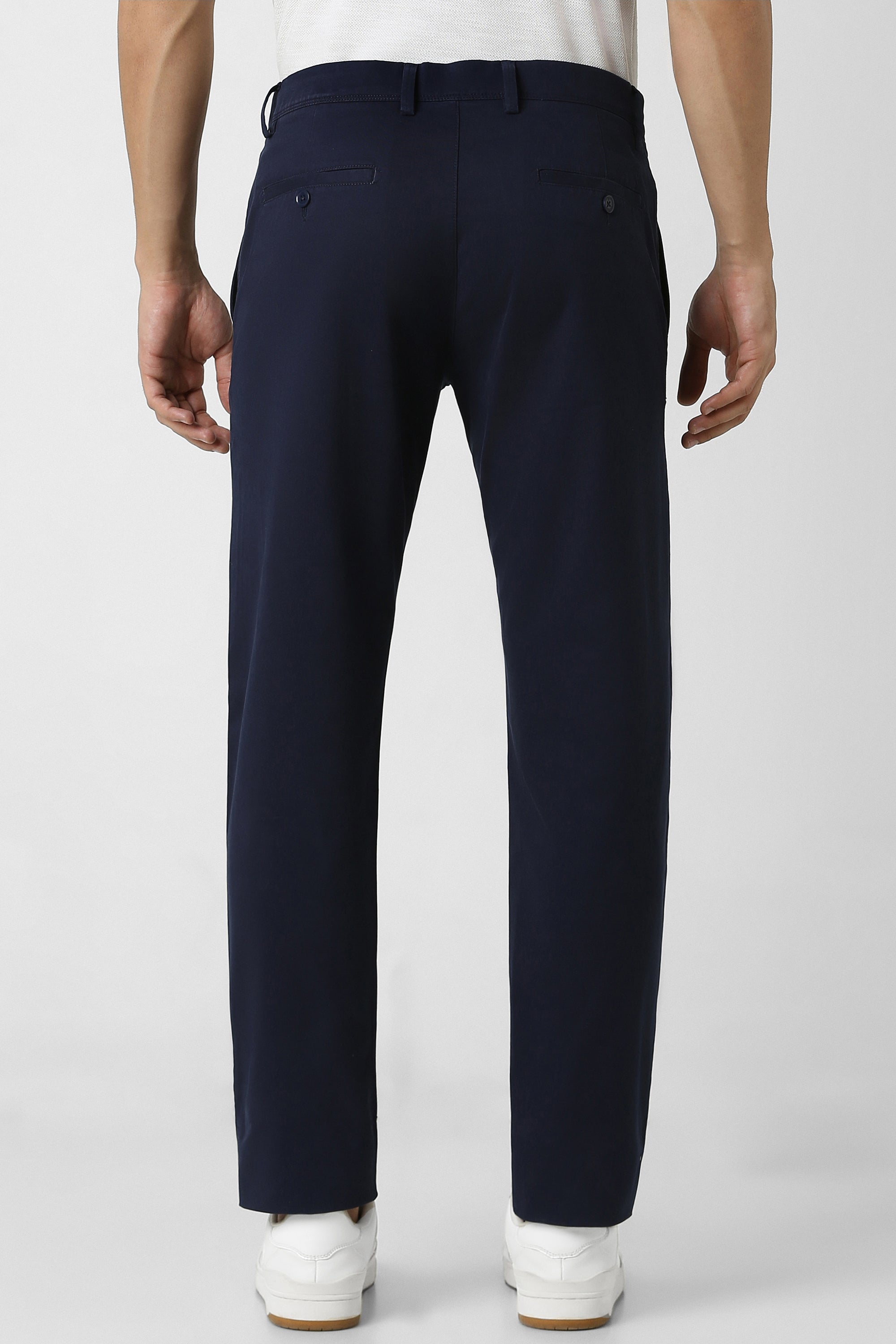 Men's Navy Slim Fit Trouser