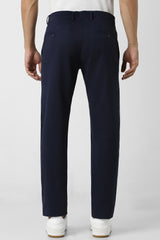 Men's Navy Slim Fit Trouser