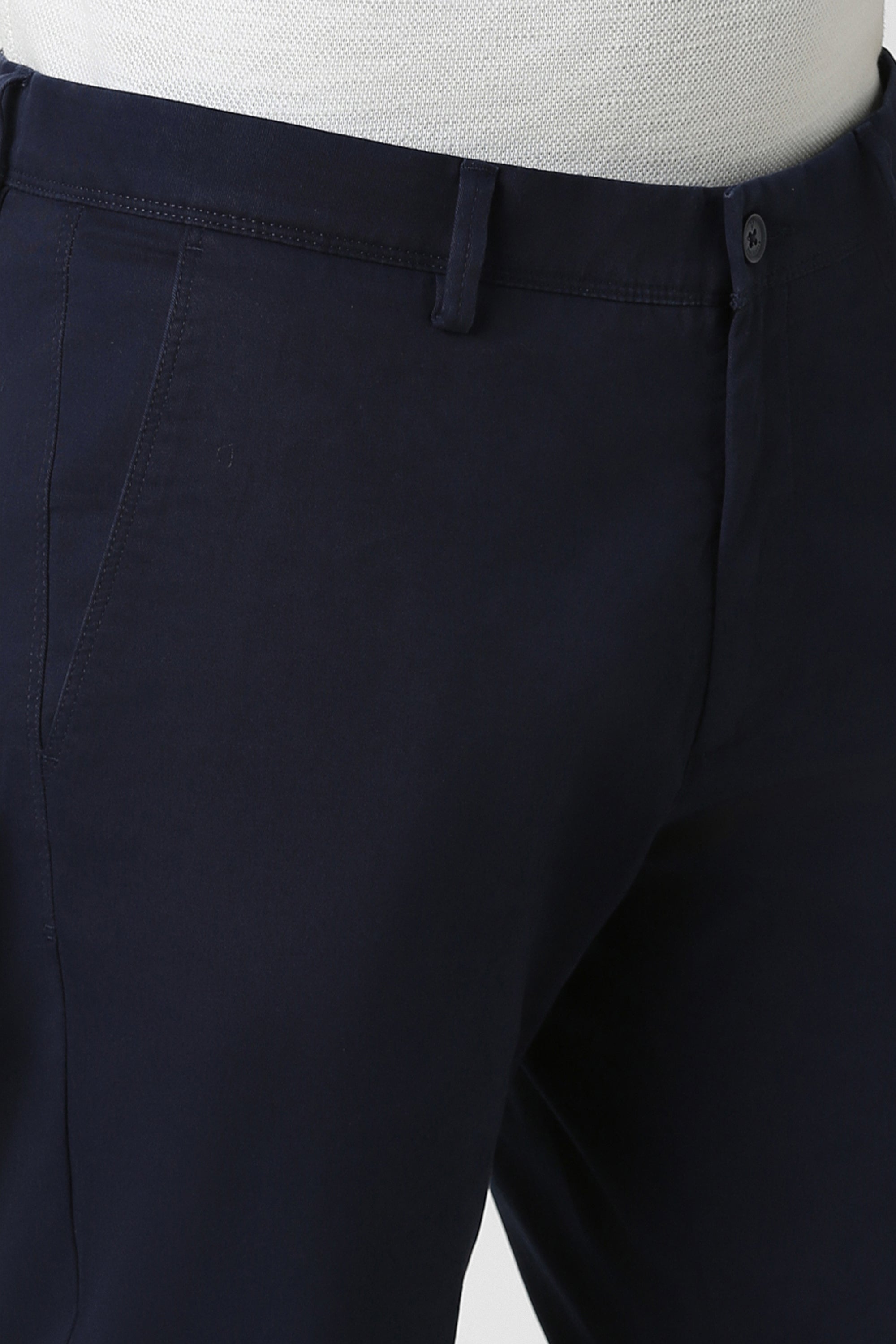 Men's Navy Slim Fit Trouser
