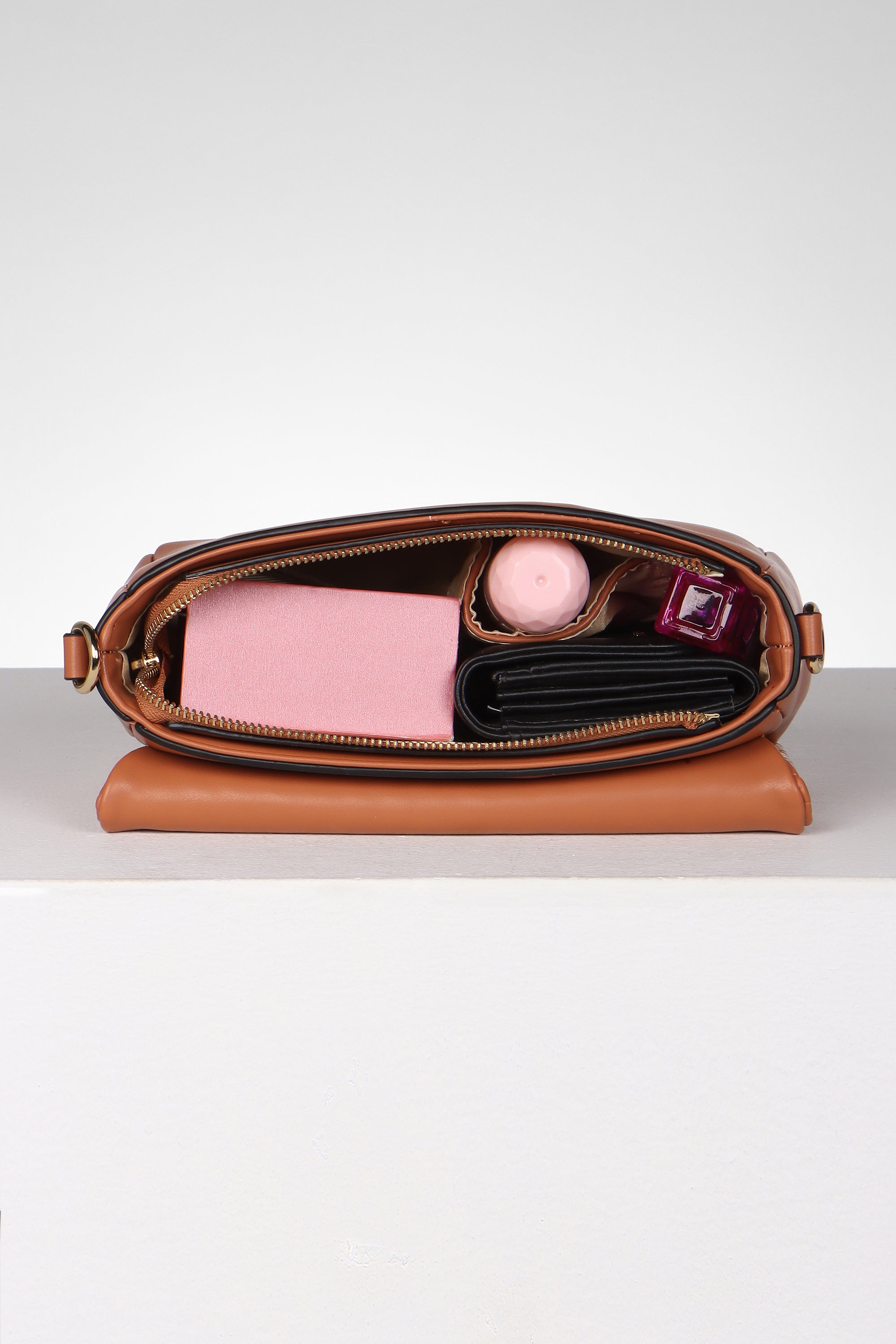 Women's Brown Casual Sling Bag