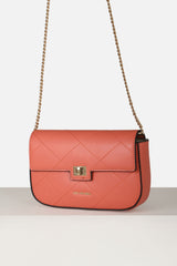 Women's Orange Casual Sling Bag