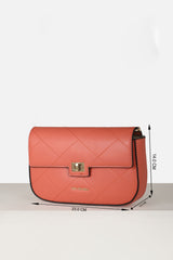 Women's Orange Casual Sling Bag