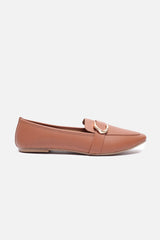 Women's Brown Casual Solid Loafers