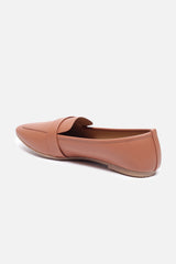 Women's Brown Casual Solid Loafers